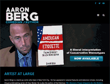 Tablet Screenshot of aaronberg.com